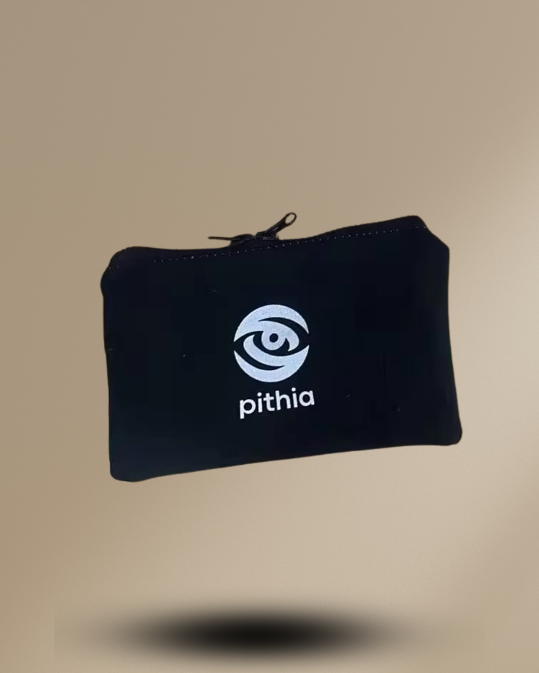 Cotton Canvas Bag with Zipper – Double-Sided Accessory Pouch for Everyday Organization